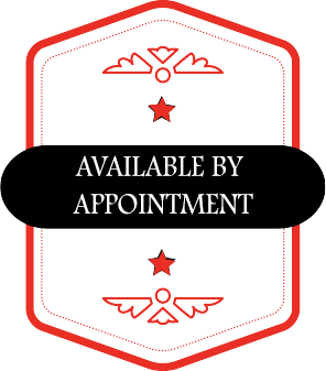 Available By Appointment Badge
